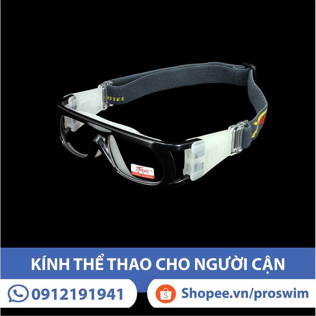 Kính Đá Bóng Mắt Nhỏ Panlees JH0029 Đen - Dành cho cận nặng