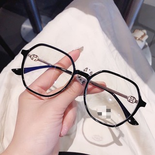 [Gọng kính giá rẻ] Gọng kính nữ dáng lục giác chất liệu nhựa dẻo