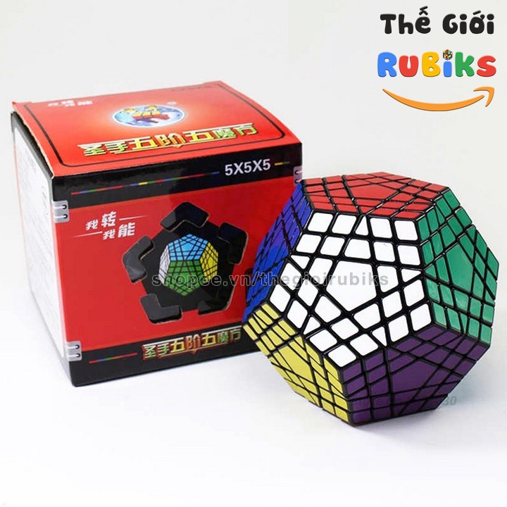 Rubik Megaminx 5x5 ShengShou Gigaminx 5x5x5 Biến Thể 12 Mặt 5 Tầng Rubic