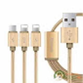 Cáp sạc dây dù baseus 3 in 1 3 đầu micro , lightning , type c