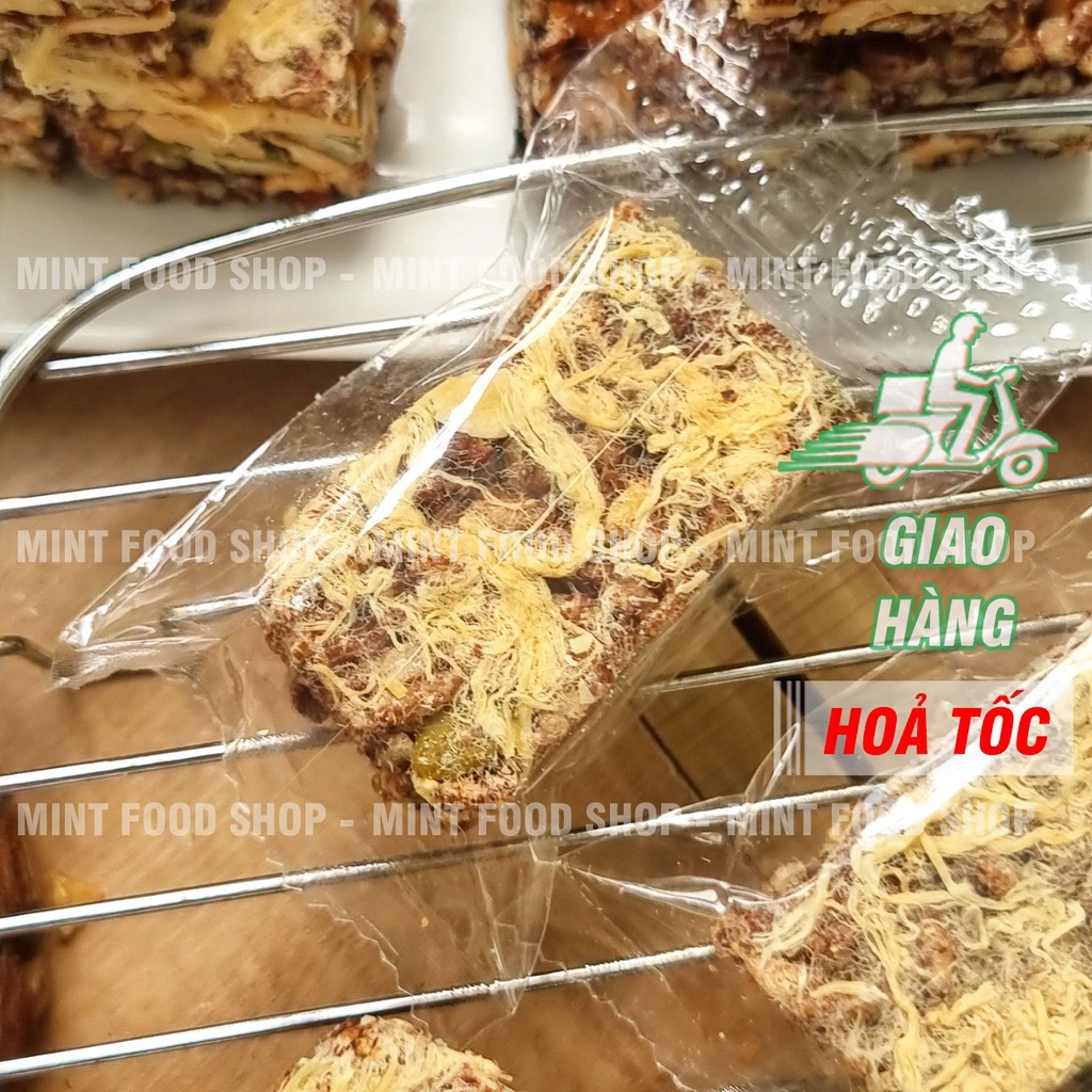 Thanh Gạo Lứt Ngũ Cốc Chà Bông Túi 250Gr - Thanh Gạo Lứt Chà Bông Mix Hạt Dinh Dưỡng