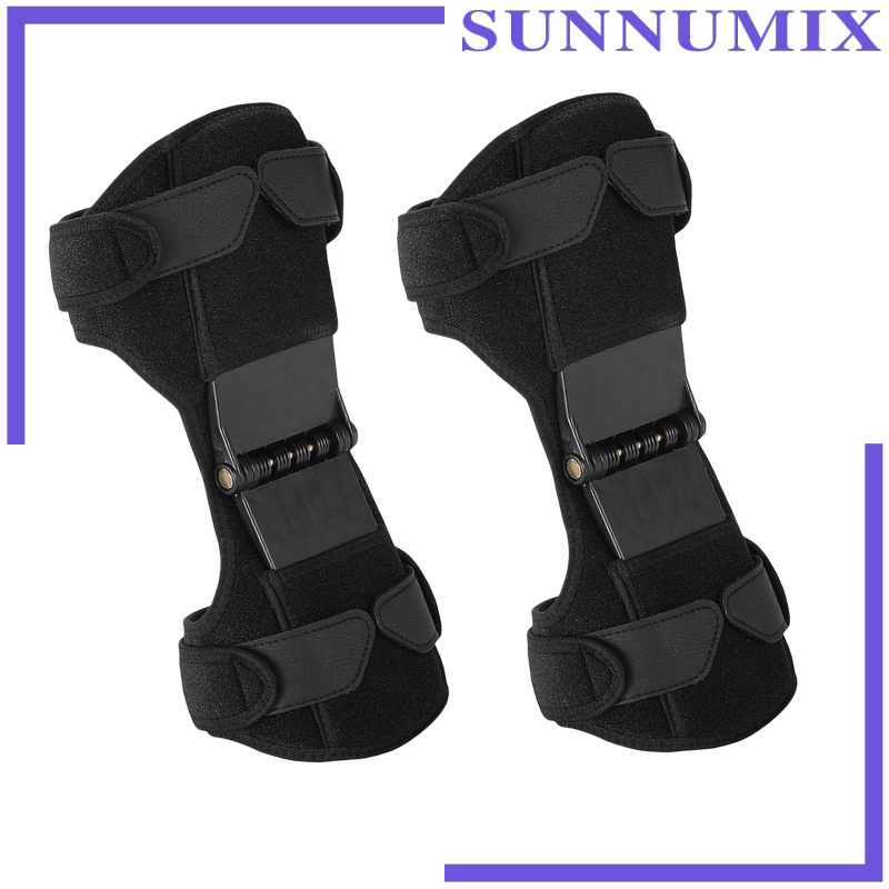 [SUNNIMIX]  Brace Joint Support,  Stabilizer Pads, Protective Gear Booster with Powerful Springs for Men/Women Sports 1 Set