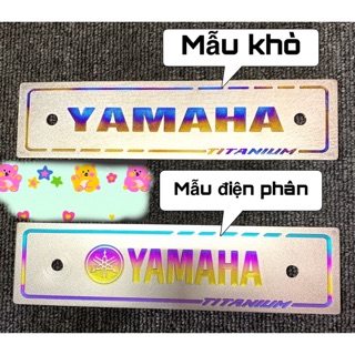 BẢNG TÊN XE MÁY TITAN CHỮ YAMAHA CAO CẤP