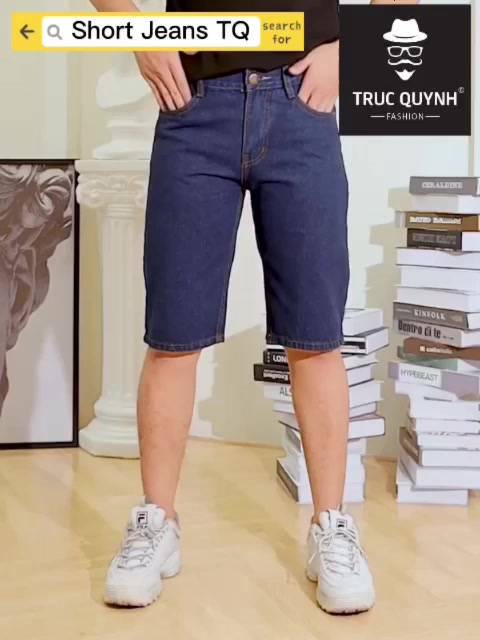 Quần short Jean Nam 03 màu cơ bản, quần đùi nam vải jean cotton mềm mịn form chuẩn đẹp Jean006 | BigBuy360 - bigbuy360.vn
