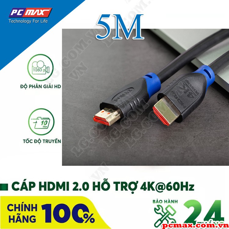 Cáp HDMI 2.0 đầu mạ vàng hỗ trợ 2k dài 2m 3m 5m 10m cao cấp Ugreen - Hàng Chính Hãng