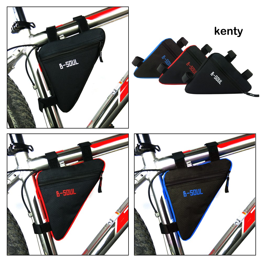 Túi Đựng Đồ Hình Tam Giác Gắn Khung Trước Xe Đạp Sử Dụng Tiện Lợi