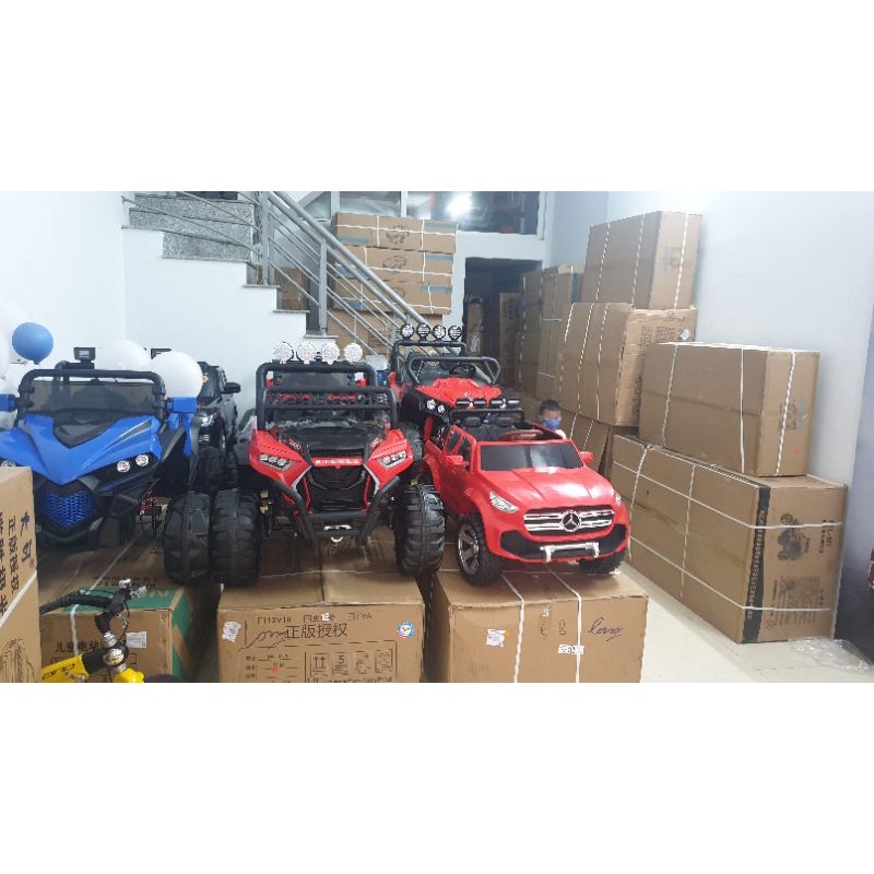 Điều khiển từ xa Ô tô, Xe máy điện trẻ em 27 Mhz 6V & 12V