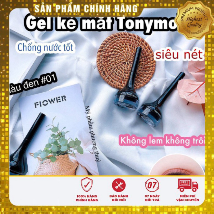 Gel kẻ mắt tonymoly backstage gel eyeliner (Hàng chính hãng) /ngocvietshop