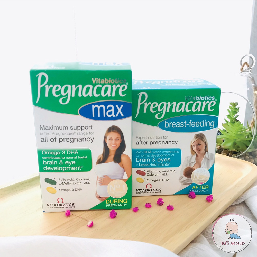 Vitamin tổng hợp cho bà bầu Pregnacare Max.