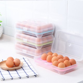 Hộp Đựng Trứng 15 Ngăn Tiện Lợi