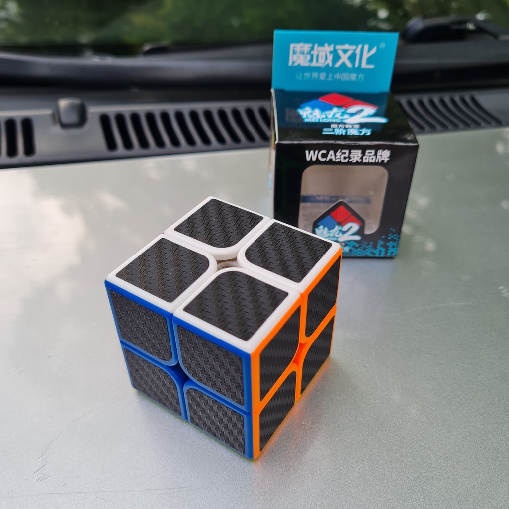 Rubik 2x2 giá rẻ carbon rubic 2x2, RB02 BENZ STORE TN