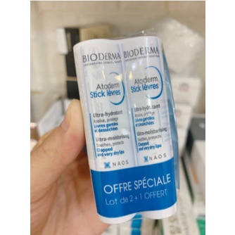 Son dưỡng môi Biodema Atoderm Levres Pháp 4g