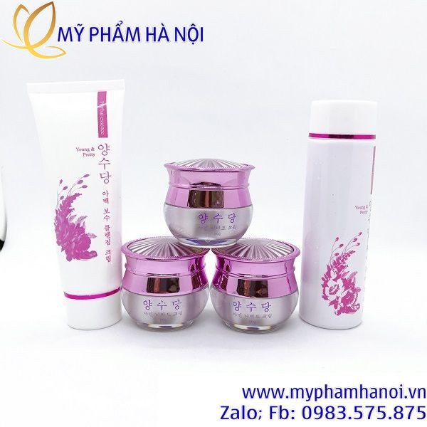 Bộ mỹ phẩm YOUNG PRETTY 5IN1 – Làm trắng da Cao Cấp