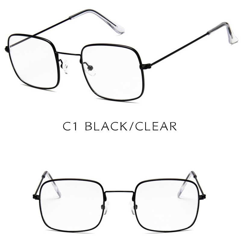 Kính mát gọng vuông phong cách  Hàn Quốc cổ điển