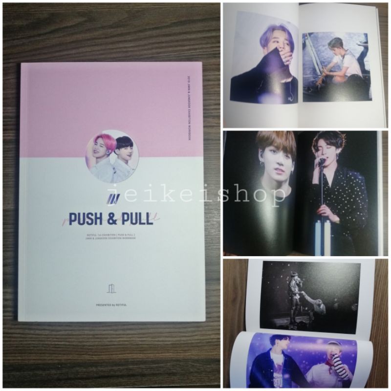 JUNGKOOK & JIMIN EXHIBITION PHOTOBOOK PUSH AND PULL