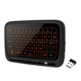 Bàn phím cảm ứng không dây màn hình lớn với bàn di chuột điều khiển từ xa H18+ 2.4GHz cho TV thông minh
