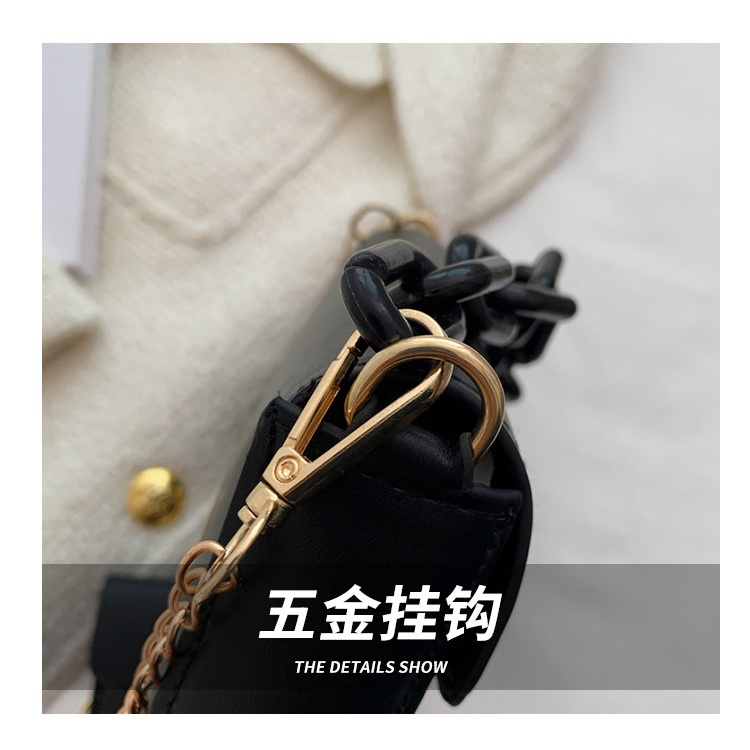 Túi Đeo Vai Một Bên Vai Màu Trơn Dây Xích Kiểu Hàn Quốc Cổ Điển Thời Trang Dành Cho Mẹ Và Bé