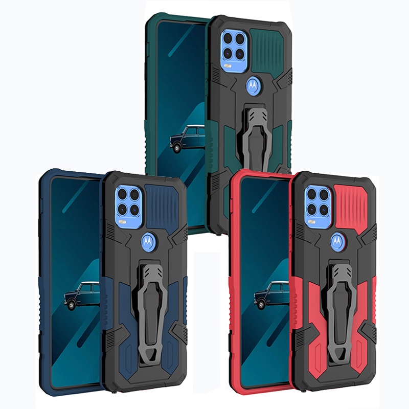 Ốp Điện Thoại Có Giá Đỡ Cho Motorola Moto G Pure Stylus 2022 One 5G ACE Fusion Hyper G play Power 2021 E6S 2020