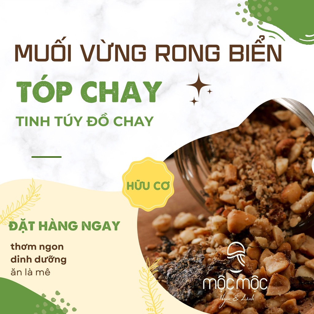 Muối vừng rong biển tóp chay Mộc Mộc 200G | BigBuy360 - bigbuy360.vn