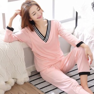 Bộ đồ mặc nhà cho bé bú thu đông hải quân