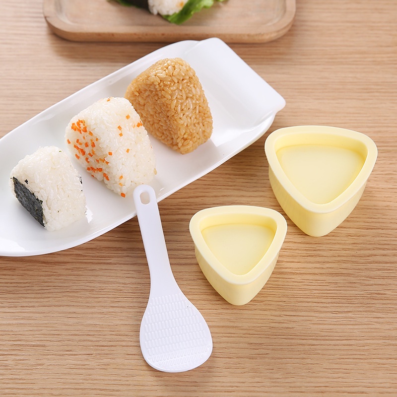 Khuôn làm cơm nắm hình tam giác/ hoa anh đào sáng tạo