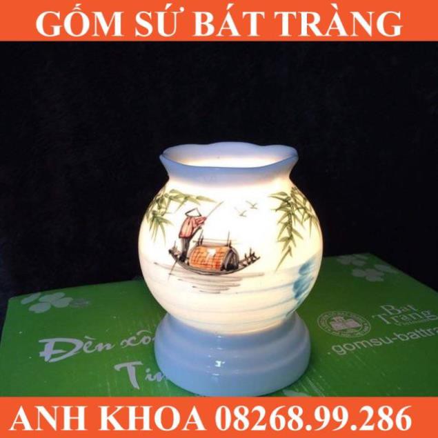 Đèn xông tinh dầu - Gốm sứ Bát Tràng Anh Khoa