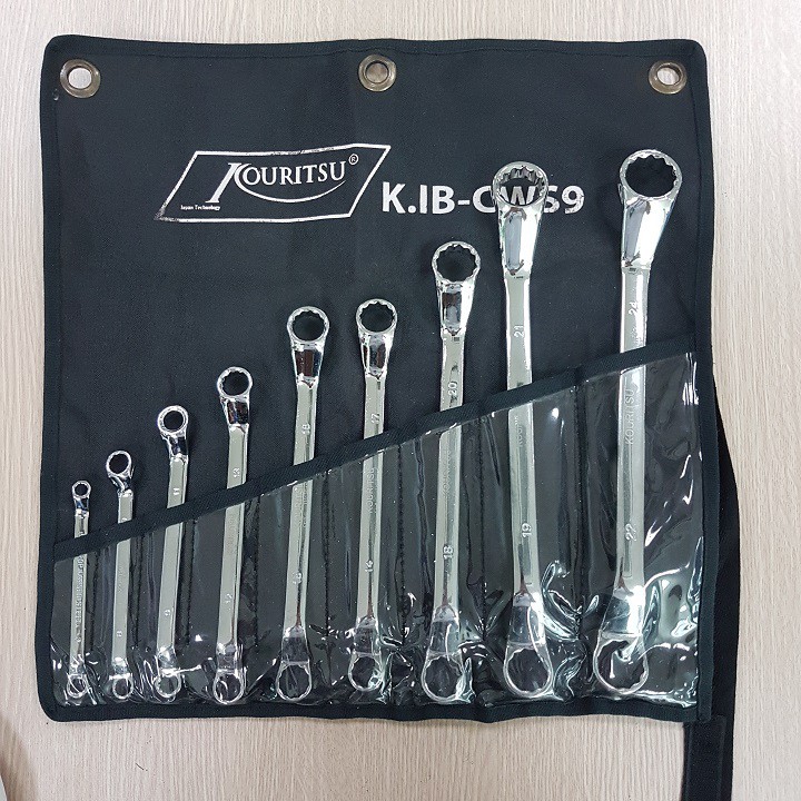 Cờ lê tròng hai đầu Nhật Bản Kouritsu 22-24mm, Bảo hành 12 tháng