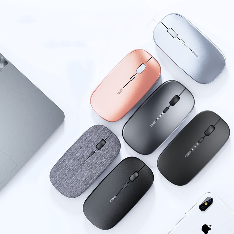 Chuột Không Dây Bluetooth Inphic M1P, Pin sạc không cần thay pin có đèn báo hiển thị pin, cho máy tính, laptop, Mac