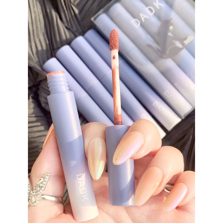 [Hàng mới về] Set 5 thỏi son kem hiệu ứng nhung lì chống nước lâu trôi trọng lượng nhẹ