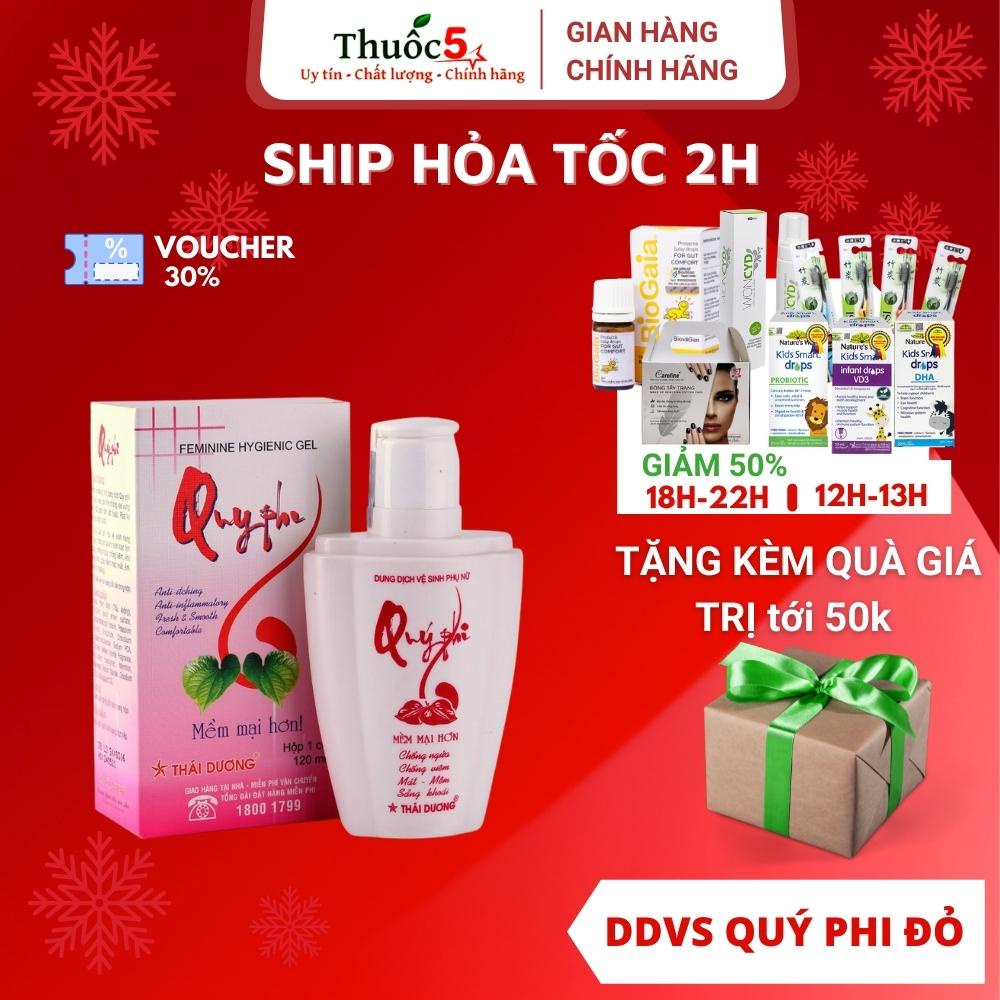 [GIÁ GỐC] Quý Phi Đỏ Dung dịch vệ sinh phụ nữ hàng Việt chai 120ml