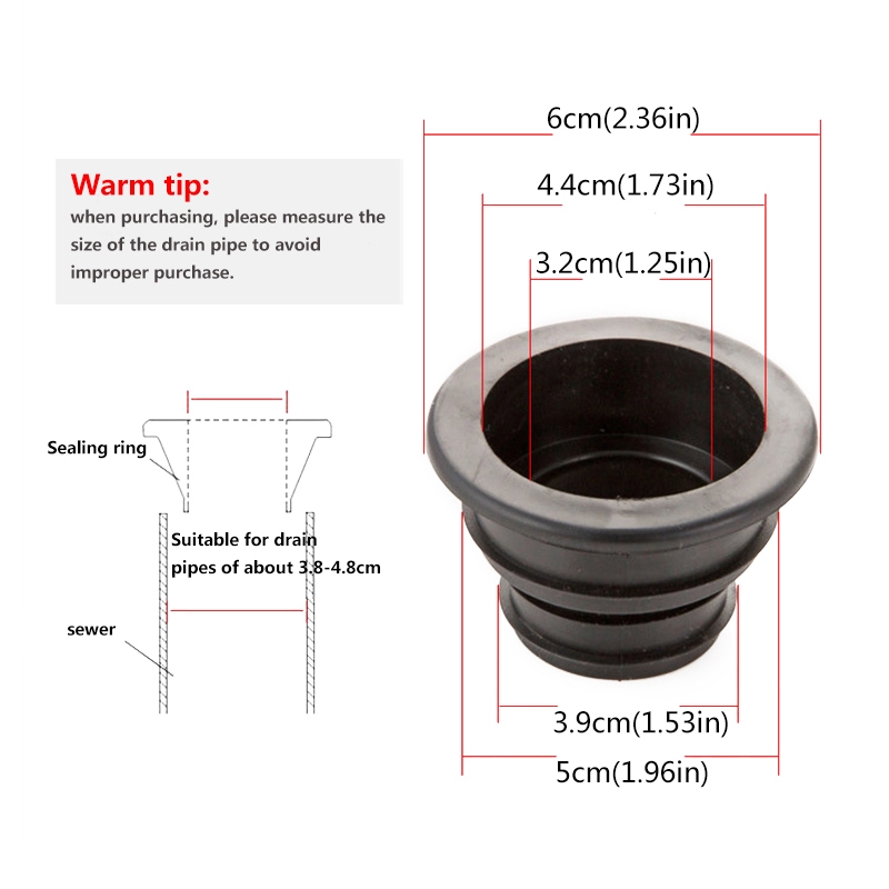 Nắp cố định ống thông cống nước hình vòng nhẫn tránh mùi hôi