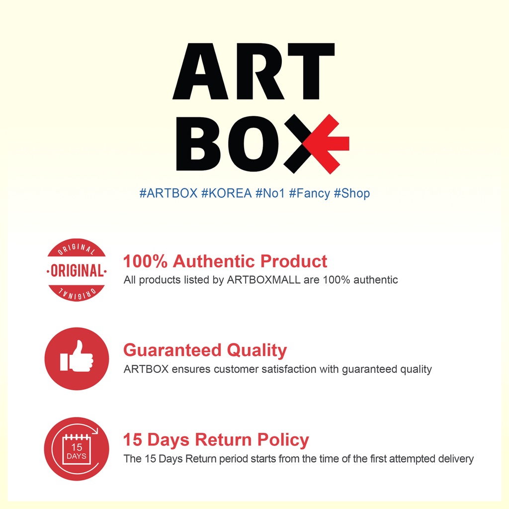 Móc Khóa ARTBOX Hàn Quốc Hình Trái Tim 2 Màu