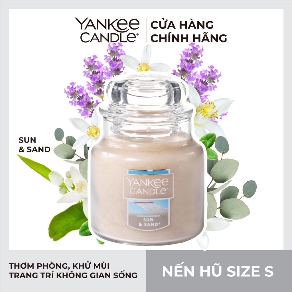 Nến hũ Yankee Candle size S - Sun &amp; Sand