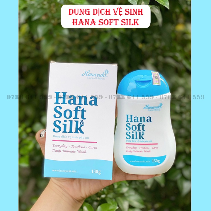 Dung Dịch Vệ Sinh Phụ Nữ Hana VB Soft Silk Hanayuki ⚡CHÍNH HÃNG⚡ Sạch Vùng Kín - Dịu Nhẹ Thơm Mát