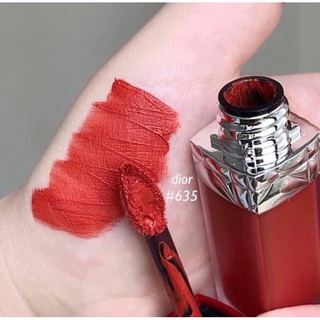 Son kem dior rouge dior ultra care liquid lipstick 635 – đỏ đất