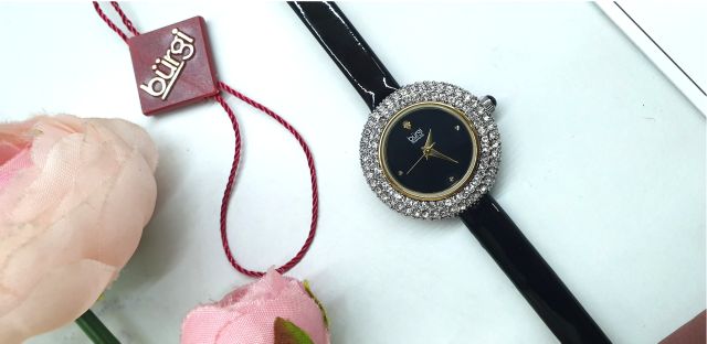 Đồng hồ nữ BURGI BUR195 màu đen CHÍNH HÃNG