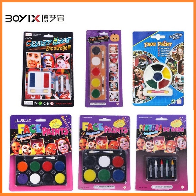2021 MỚI🌈Halloween Face Paint Body Make Up Paint Paint Kit Công cụ#Hàng sẵn sàng#