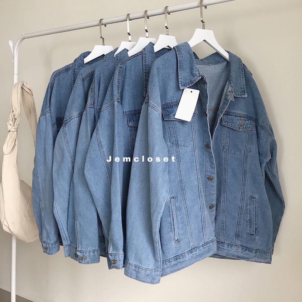 Áo khoác jean unisex cao cấp form rộng phá cách - Hot Trend 2020 | BigBuy360 - bigbuy360.vn