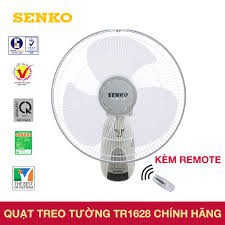 [Giá Hủy Diệt-BH 24 tháng] Quạt treo tường điều khiển từ xa Senko mã TR1628 bảo hành 24 tháng