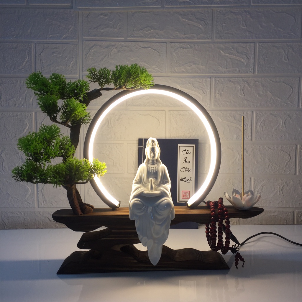 Combo Bộ Đèn Led Vòng + Cây + Tượng (Tặng phụ kiện đi kèm) - GIÁ RẺ NHẤT!!!!!!!!!!!