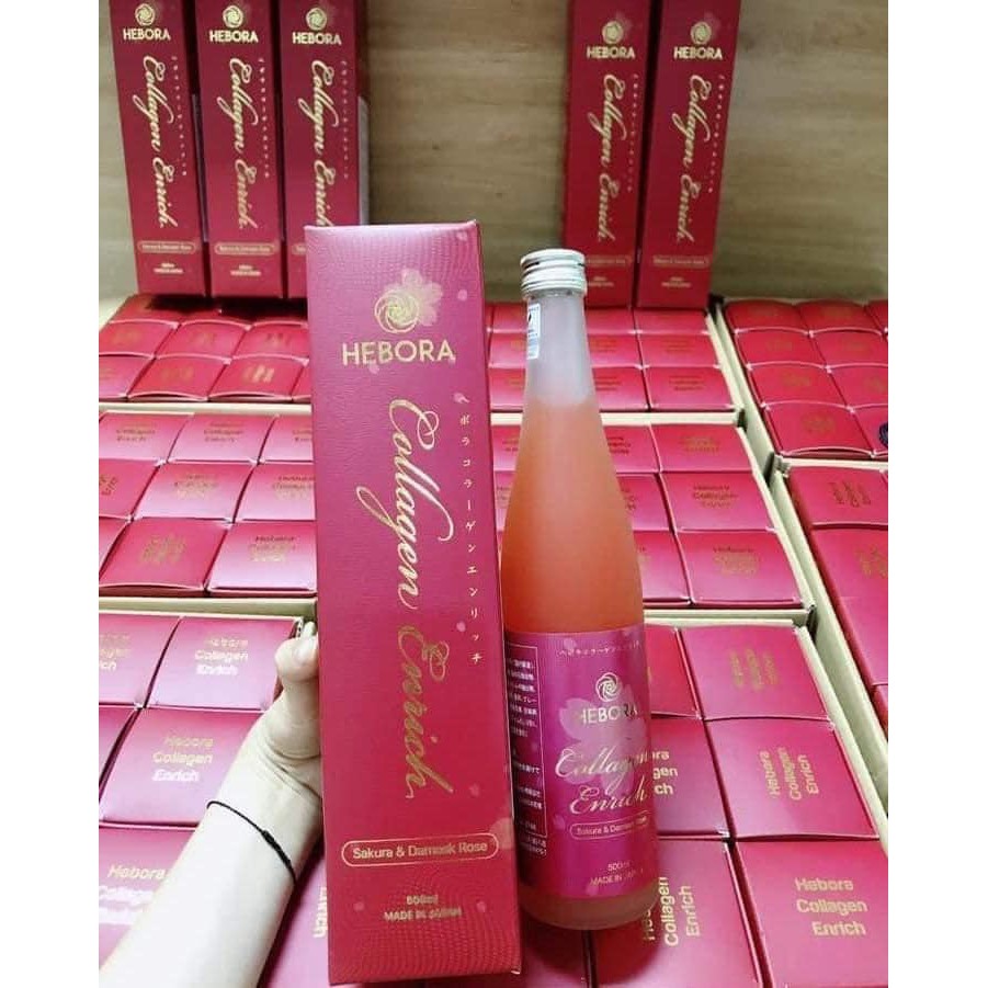 [Mã COS2405 giảm 8% đơn 300K] [Chính hãng] Nước uống đẹp da Hebora Collagen Enrich Thơm Tự Thân Detox Giữ Dáng