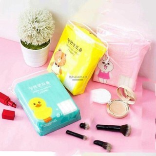 Bông tẩy trang gấu, vịt, thỏ 200 miếng