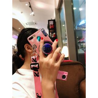 Ốp lưng họa tiết máy ảnh có dây đeo phong cách retro cho OPPO A53 2020 A5S OPPO A7 A1K A5 A37 A83 A57 A39
