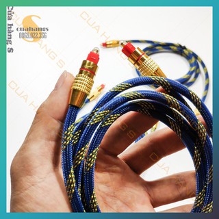Dây cáp âm thanh Optical, dây quang bọc sợi chất lượng cao - Toslink nhiều màu