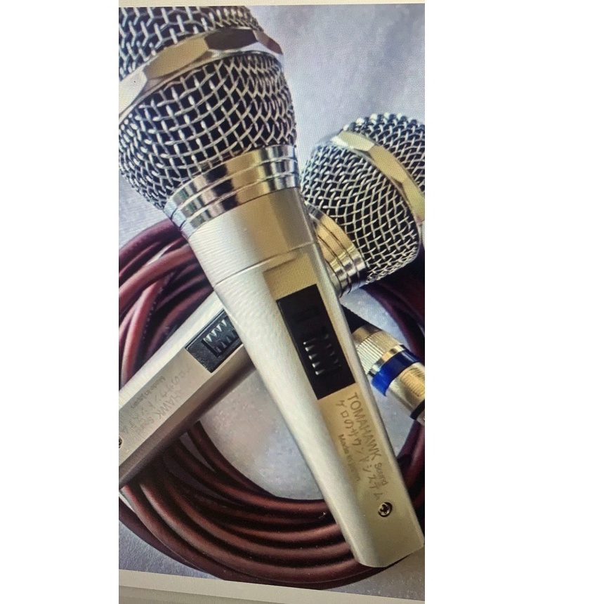 Micro có dây cao cấp TOMAHAWK - hàng nhật bãi - chống hú , hút mic - mới 99%