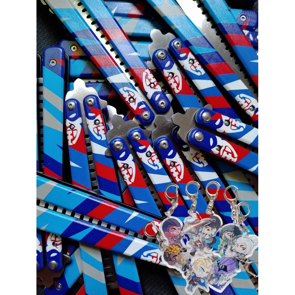 LƯỢC THÉP YORU VALORANT. Tặng móc khóa đặc vụ Valorant khi mua Lược Yoru