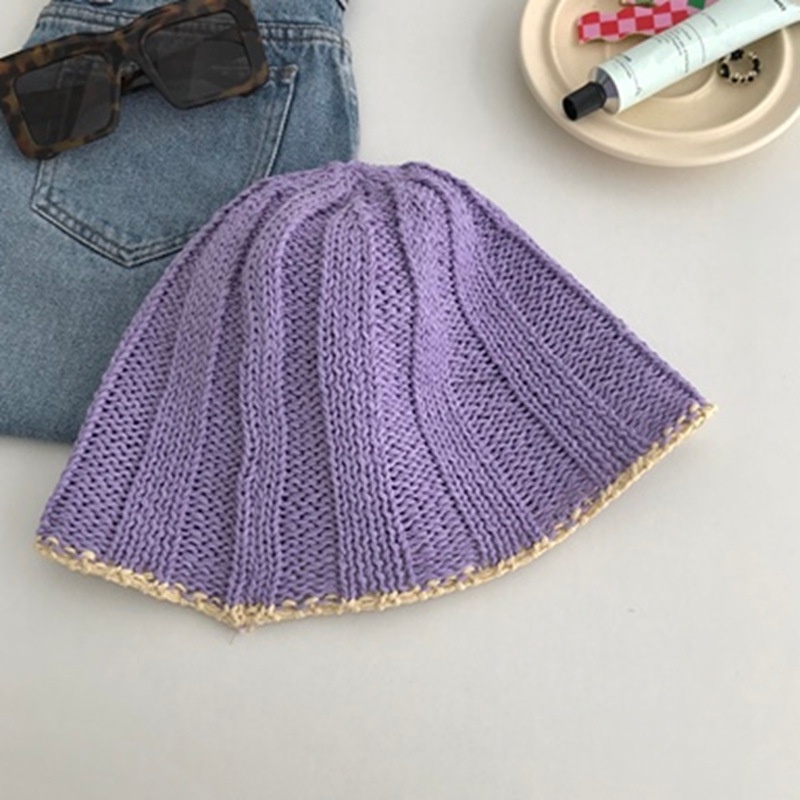 Nón Tai Bèo Dệt Kim Mỏng Xinh Xắn Thời Trang Hàn Quốc Cho Nữ
