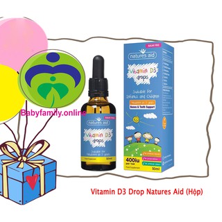 Vitamin Natures Aid DHA Drop (50ml) (Từ 3 Tháng Tuổi)