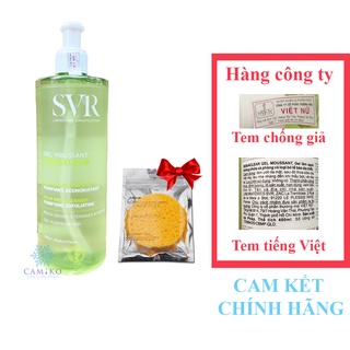 (Quà) SVR Sebiaclear Gel Moussant 400ml - Sữa rửa mặt làm sạch và loại bỏ tế bào chết không xà phòng