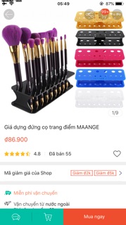 Giá cắm cọ - giá phơi cọ trang điểm Maange